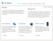 Tablet Screenshot of bizzsms.be